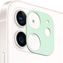 Microsonic Apple iPhone 12 Mini Kamera Lens Koruma Camı V2 Yeşil