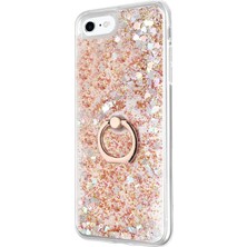 Microsonic Apple iPhone 6 Plus Kılıf Glitter Liquid Holder Gold