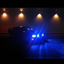 C9 Trio Üç Renk LED Xenon Far Ampulü Deli Mavi Beyaz Gün Işığı 9400 Lümen 15000K H11