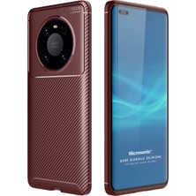 Microsonic Huawei Mate 40 Pro Kılıf Legion Series Kahverengi