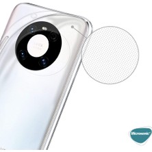 Microsonic Huawei Mate 40 Pro Kılıf Transparent Soft Beyaz