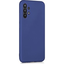 Microsonic Matte Silicone Galaxy A32 5G Kılıf Lacivert