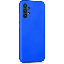 Microsonic Matte Silicone Galaxy A32 5G Kılıf Mavi