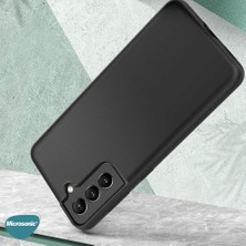 Microsonic Matte Silicone Galaxy S21 Plus Kılıf Mavi