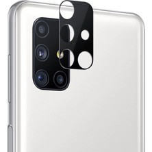 Microsonic Samsung Galaxy M51 Kamera Lens Koruma Camı V2 Siyah