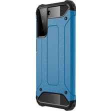 Microsonic Galaxy S21 Kılıf Rugged Ar Mavi