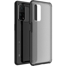 Microsonic Xiaomi Mi 10T Pro Kılıf Frosted Frame Siyah