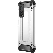 Microsonic Xiaomi Mi 10T Pro Kılıf Rugged Ar Gümüş