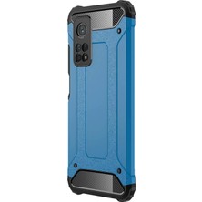 Microsonic Xiaomi Mi 10T Pro Kılıf Rugged Ar Mavi