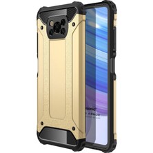 Microsonic Xiaomi Poco X3 Nfc Kılıf Rugged Ar Gold