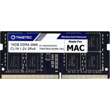 Timetec 16GB Ddr4 2666 Mhz CL19 Mac Ram 78AP26NUS2R8-16G