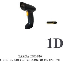 Tazga TSC-850 Lazer 1d Kablosuz Barkod Okuyucu