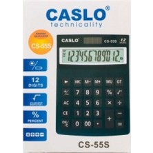 Caslo CS-55S 12 Haneli Hesap Makinası