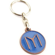 Anahtarlık Sepeti Kayı Logo Yuvarlak Anahtarlık