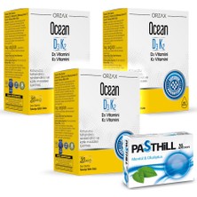 Orzax  Ocean Vitamin D3K2 Damla
