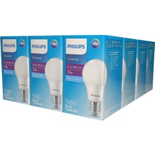 Philips 12'li 8W Beyaz Işık LED Ampul