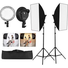 Deyatech 5500K LED Işık Softbox 50 x 70 cm Kit Sürekli Işık Video Işık