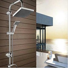 Arçe Siyah Robot Yağmurlama Tepe Duş Seti