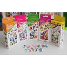 Manyetik 5 Li Set, Harfler, Sayılar, Hayvanlar, Meyveler,taşıtlar