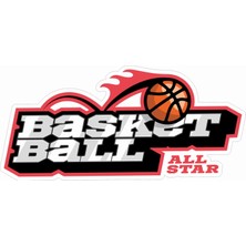 Sticker Atölyesi Basketbol Basketball All Star Sticker - 24084
