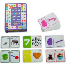 Diy Toy, Zeka Kartları, 6 Lı Set, Eğitici Kartlar, Hafıza Kartlar