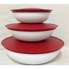 Tupperware Berrak Kırmızı Set