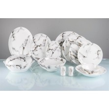 Prouna Marble Venice Fog 72 Parça Yemek Takımı