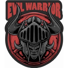 Sticker Atölyesi Gamer Evil Warrior Savaşçı Sticker - 29046