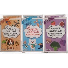 Star Mini Hafıza Kartları Hafıza Oyunu 3 Lü Set