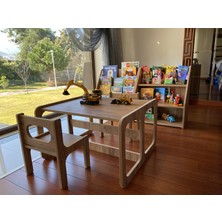 Koala Baby Shop Çocuk Aktivite Masası ve Sandalyesi (2 Adet) / Montessori Desk And Chair