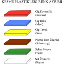 Yelkar Polietilen Kesme Tahtası Et Sebze Kesme Levhası, 35X25X1 cm