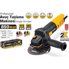 Sgs 5108 Profesyonel 115-125MM Avuç Taşlama Makinesi 850 Watt