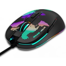 Everest GX69 Javelin 4800 DPI Makro Yazılımlı RGB Gaming Oyuncu Mouse