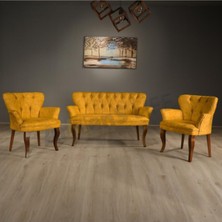 Kaseria Kurumsal Kaseria Kollu Çay Seti Koltuk Takımı 2+1+1