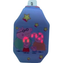 Kumik Peppa Pig Ailesi Karanlıkta Parlayan Led Oyuncak Saat