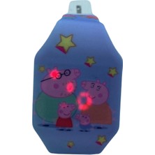 Kumik Peppa Pig Ailesi Karanlıkta Parlayan Led Oyuncak Saat