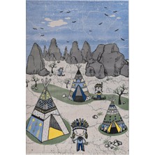 Gümüşsuyu Wonderkids 11258 Çocuk Halısı 133X190 Krem