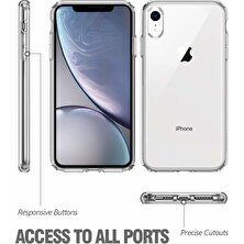 Apple iPhone Xs Max Silikon Kılıf Transparent Soft Şeffaf