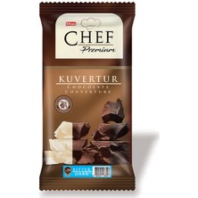 Elvan Chef Premium Mini Kuvertür Bitter Çikolata 200 gr