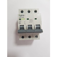 Sigma 3x10A C/3ka W Otomatik Sigorta Sigma
