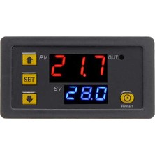ZeTeknoloji W3230 Dijital Sıcaklık Kontrol Cihazı 220V Ac LED Ekran Termostat