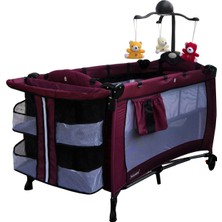 Holmer Kids Maxi Comfort Eurostyle Dönenceli (MP3 Çalar) Oyun Parkı / Park Yatak 60x120cm