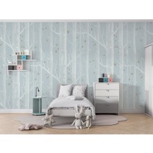 Özel Duvarlar Ağaçlar ve Dalları Çocuk Odası Duvar Kağıdı