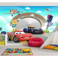 Özel Duvarlar Şimşek Mcqueen Duvar Kağıdı 13