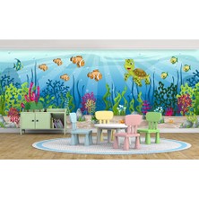 Özel Duvarlar Su Altı Dünyası Duvar Kağıdı