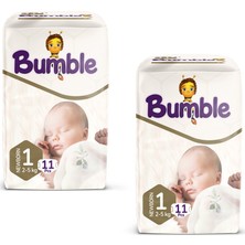Bumble Bebek Bezi 1 Numara Newborn 11 Li (2-5 Kg) Deneme Paketi 2'li