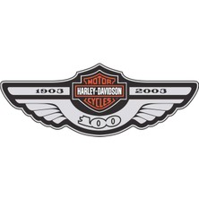Sticker Atölyesi Harley Davidson Motorcu Sticker - 14016