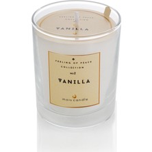 Mois Candle Vanilya Kokulu Şeffaf Cam Bardak Mum