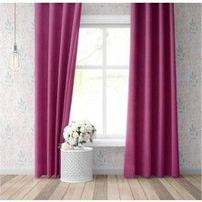 Taç Blackout Karartma Perde Pilesiz Fuşya 150*260