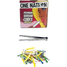 One Nation Kömür 1kg+Maşa+Sipsi